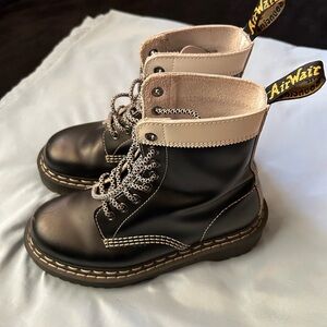 Dr.Martens 1460 PASCAL BEX LEATHER CONTRAST LACE UP BOOTS